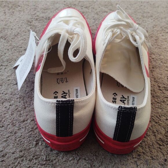 Converse Chuck Taylor 70s Lo Top Play Comme Des Garcons Men Sz 12 NEW BOX NO TOP - Picture 4 of 11